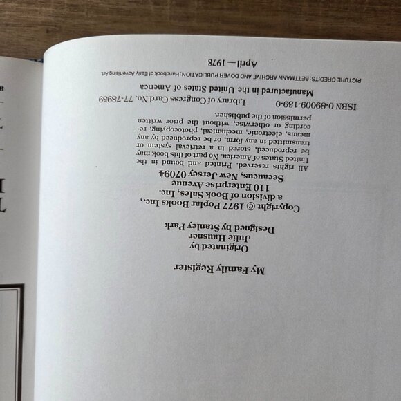 My Family Register book - Picture 9 of 9